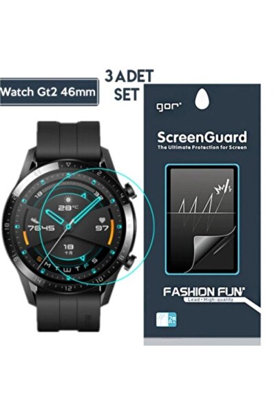 Ally Gor Huawei Watch Gt 2 Pro Darbe Emici Ekran Koruyucu 3 Adet Set