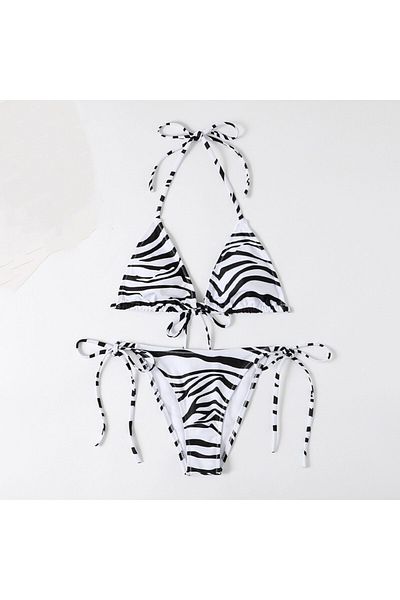 ŞAHPERA BUTİK Μπικίνι Zebro Design