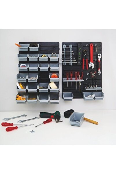Genel Markalar Duvar Paneli 43 Parça Alet Askı Rafı