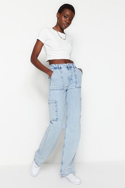 Trendyol Collection Jeans - Blau - Wide Leg
