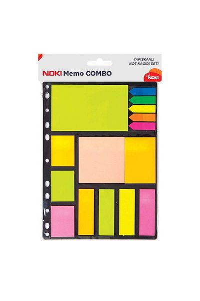 Noki 20 Pieces Memo Combo Sticky Note Holder