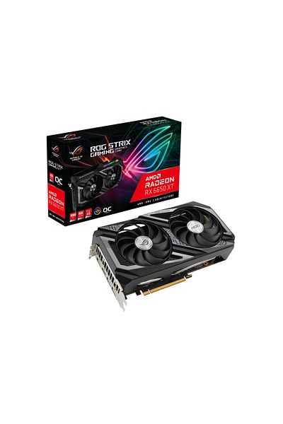ASUS Radeon Rog Strix Rx6650xt O8g V2 Gaming 8gb Gddr6 128b Gaming Graphics Card