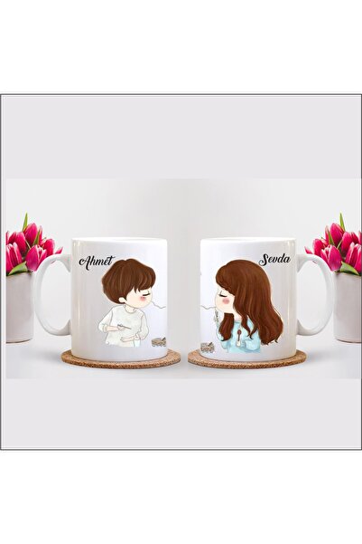 sıradışıhediyem أكواب Love Dear Couple (سيتم إرسال قطعتين)