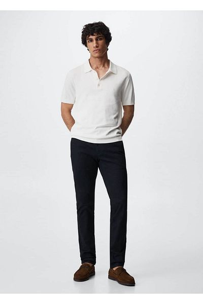 MANGO Man Kalhoty Slim Fit Serj Chino