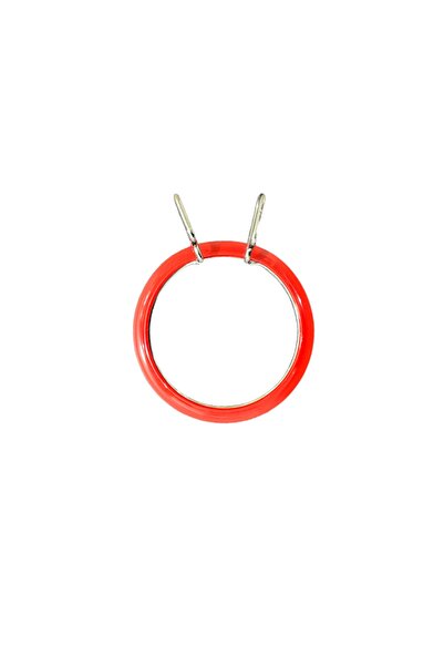 ŞENELYÜN Küçük Boy Metal Kasnak Çap : 7 Cm Renk: Kırmızı