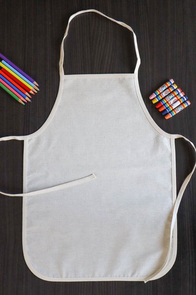 kesesepeti Washable Children's Activity Bib | Paintable | 1 Piece - One Size | 100% Cotton | Apron