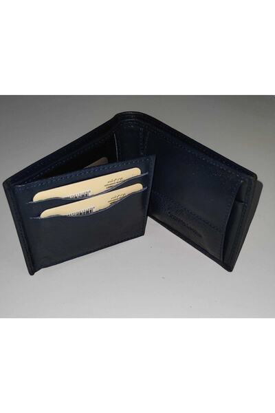 firdevsi hobi Ανδρικό πορτοφόλι από γνήσιο δέρμα με οριζόντια τροπή που χρησιμοποιείται για νομίσματα