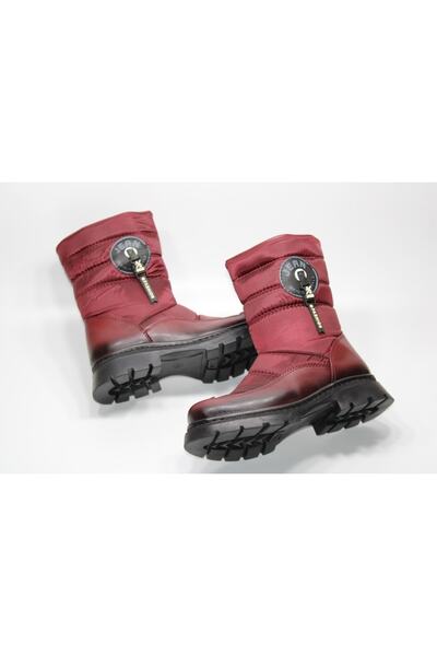 casso Kauçuk Kaymaz Taban Fermuarlı Kolay Giyim Su Geçirmez Paraşüt Kumaş Kız Çocuğu Karbotu