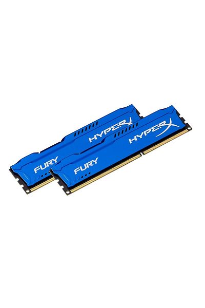 Alfamaks Bilgisayar كينغستون هايبركس فيوري بلو 16 جيجابايت (2x8 جيجابايت) 1600 ميجا هرتز DDR3 رام (hx316c10f/8) مجموعة مكونة من قطعتين