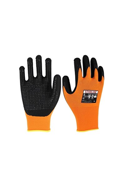 Starline Stl-1404 Köpük Nitril Puanlı Eldiven No:8