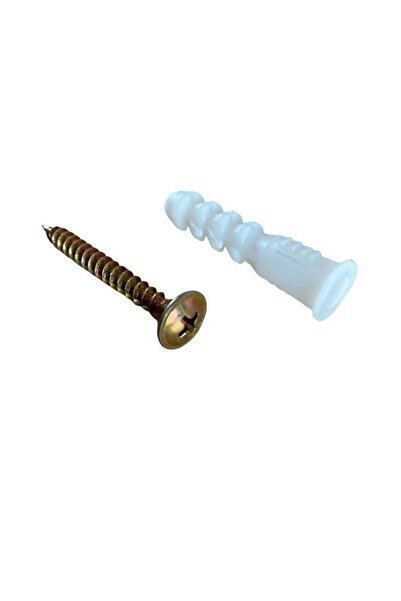 Selectron 8 Mm Vida&dübel Takımı | Pul Başlı | 100 Adet