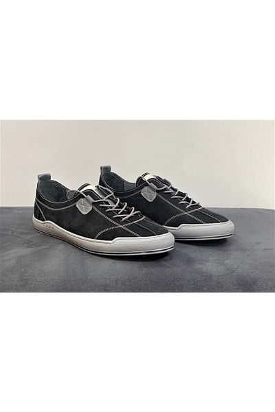 Pierre Cardin 191200 Pantofi casual din piele nubuc pentru bărbați, negri