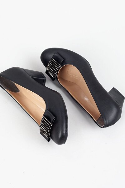 Adım Adım Women's Black Classic Heeled Shoes
