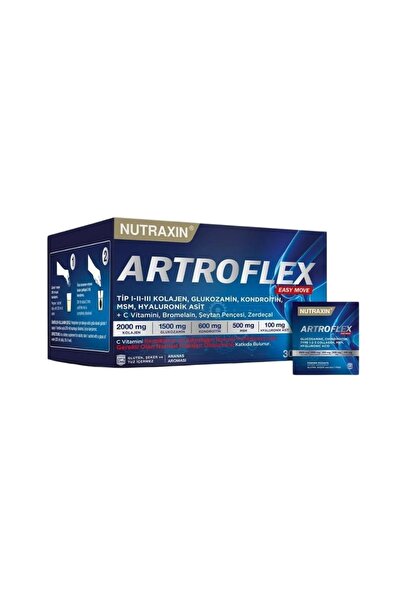 Nutraxin Artroflex Easy Move Vitamin Ve Mineralller Içeren Ananas Aromalı Tak...
