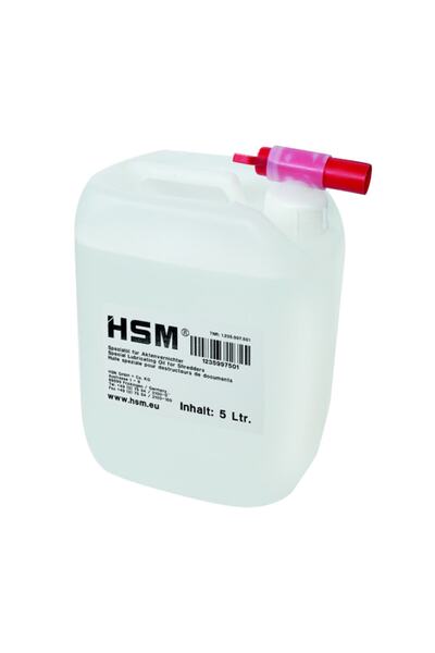 Oil 5 Lt Evrak Imha Makinesi Bakım Yağı / Bakım Solüsyonu