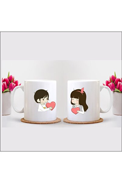 sıradışıhediyem أكواب Love Dear Couple (سيتم إرسال قطعتين)