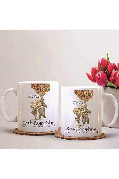 sıradışıhediyem أكواب Love Dear Couple (سيتم إرسال قطعتين)
