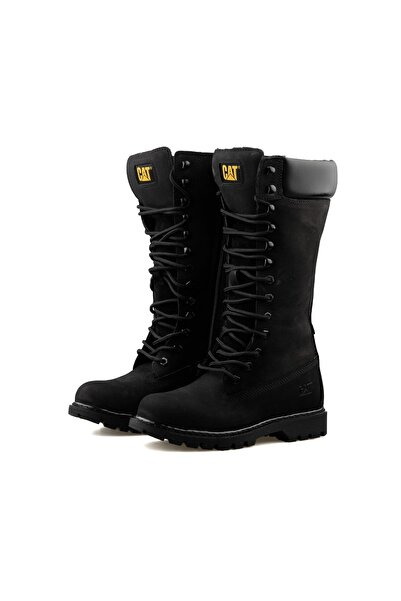 Caterpillar Cat Clovis Hi Kadın Günlük Çizme 015z101214-black-nubuk Siyah