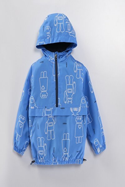 PODIUM GYM Тенденція нового сезону зима/весна Дощовик з принтом робота