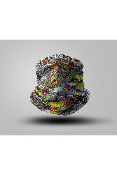 Buffalo Biker Buff Mask Neck Collar Outdoor Neck Collar Unisex Bandana Pack of 5