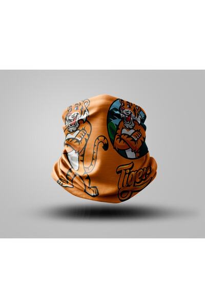 Buffalo Мотоциклетна маска с шийна превръзка за външна употреба, унисекс, 5 броя в опаковка