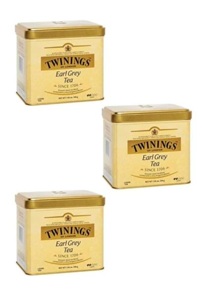 Twinings Twınıngs Early Grey Tea 3x 200 gr