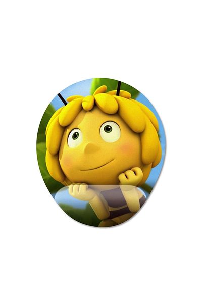 Pixxa موديل لوحة ماوس مدعومة للمعصم من Bee Maya - 3 بيضاوي