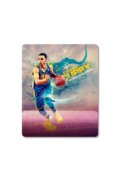 Pixxa ستيفن كاري - ستيف كاري - محارب الدولة الذهبية - لوحة ماوس بمساعدة المعصم من Nba موديل - 6