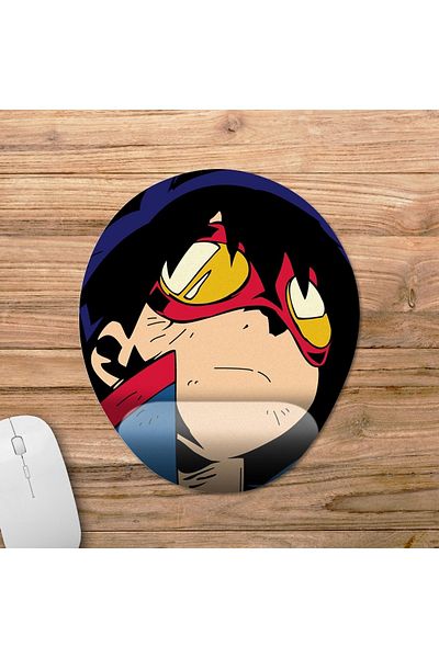 Pixxa نموذج لوحة ماوس دعم المعصم Tengen Toppa Gurren Lagann - 2 بيضاوي