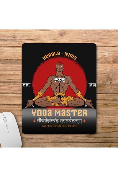 Pixxa لوحة ماوس لدعم المعصم من Street Fighter Dhalsim Yoga Master - 1