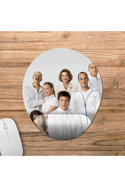 Pixxa نموذج لوحة ماوس داعمة للمعصم - 3 بيضاوي