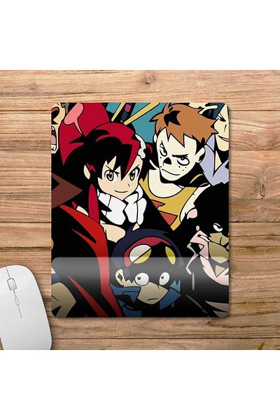Pixxa نموذج لوحة ماوس دعم المعصم Tengen Toppa Gurren Lagann - 3
