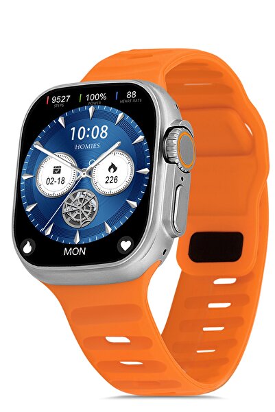 Homies Smart Watch - Akıllı Saat, 8. Nesil Max 2.0 Inc Ips Ekran, Konuşma Öze...