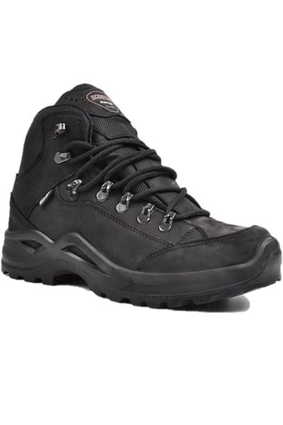 Scooter Genuine Leather Waterproof Black Men's Boots M1219cs
