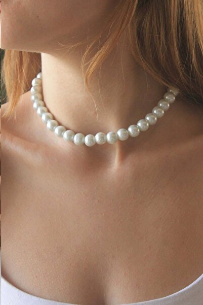 cilekwho Unisex Ince Inci Choker Klasik Kolye