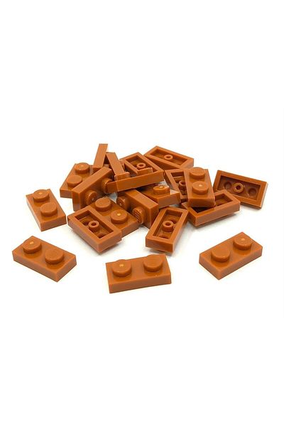 LEGO Original Moc Custom Accessory Creator Plate Flat Brick Dark Orange 6 Pieces to Send