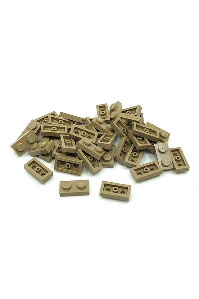 LEGO Moc Custom Accessory Creator Plate Flat Brick Dark Tan 8 Pieces Will Be Sent