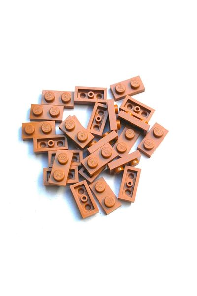 LEGO Original Moc Custom Accessory Creator Plate 1 X 2 Flat Brick Light Brown 8 Pieces to Ship