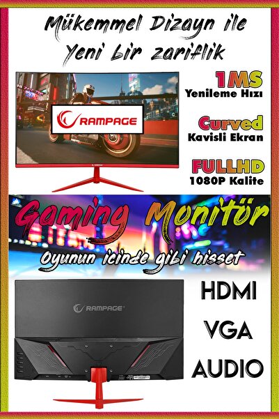 Zeiron Fx85 I5-3470 16gb 256gb Ssd+1tb Hdd Gtx1050ti 23.8" Curved Oyuncu Masaüstü Bilgisayar