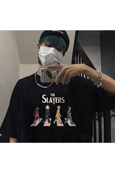 Touz My Vision The Slayers Μαύρο μπλουζάκι Unisex Oversize