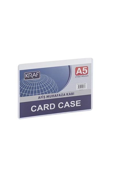 KRAF 20 Pieces Poster Enclosure Container A5 Card Case