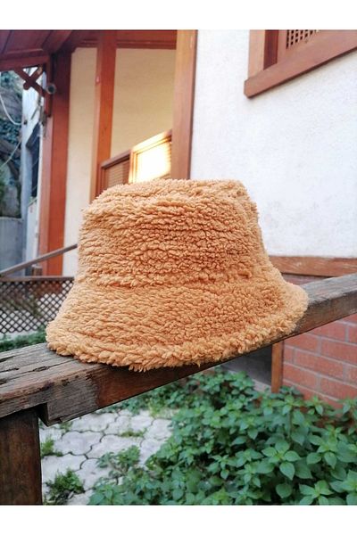 Shopiolog Women's Plush Bucket Hat