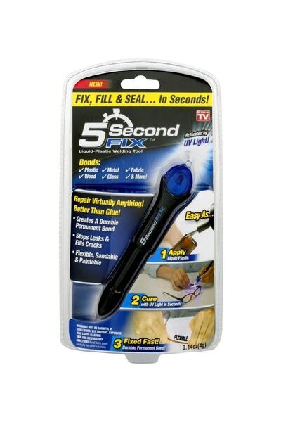 Genel Markalar 5 Second Fix 5 Saniyede Uv Cam Metal Ahşap Plastik Yapıştırıcı