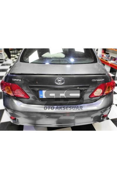 STS Oto Aksesuar Toyota Corolla 2011- 2007 Bagaj Üstü Slim Spoiler Parlak Siyah