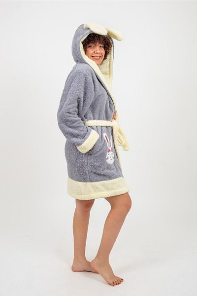 Damlaiso Μπουρνούζι με κουκούλα Welsoft-fleece-βελούδινο Νοεμβρίου