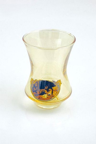 Tiesa Home 6-Piece 100cc Luster-lined Labeled Coffee Water Glass Zamzam Tea Glass