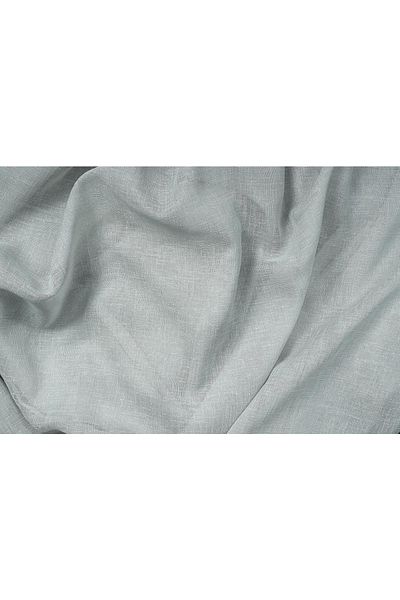 AKÇA TEKSTİL Linen Model Gray Color Single Wing Ready-made Planted Pleated Background Curtain 300*260 Cm