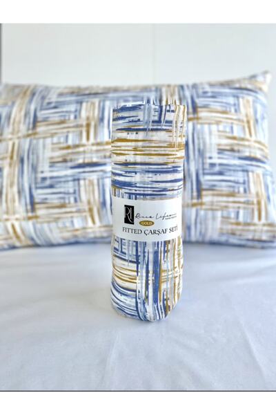 Mermerlastikli Çarşaf Seti Pamuklu-yastık Kılıflı Tek Kişilik-çift Kişilik-battal