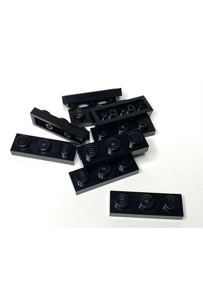 LEGO Original Moc Custom Accessory Creator Plate 1 X 3 Flat Brick Black 4 Pieces Will Be Sent