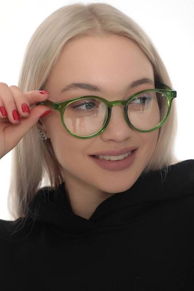 STAOOM Green Shiny Sunglasses